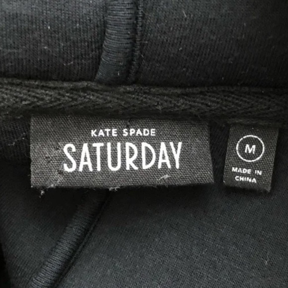Kate Spade Saturday foam zip up hoodie medium - Picture 5 of 6